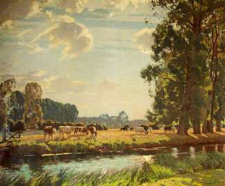 戴德姆景观 Dedham Landscape，阿尔杰尼翁·塔尔米奇