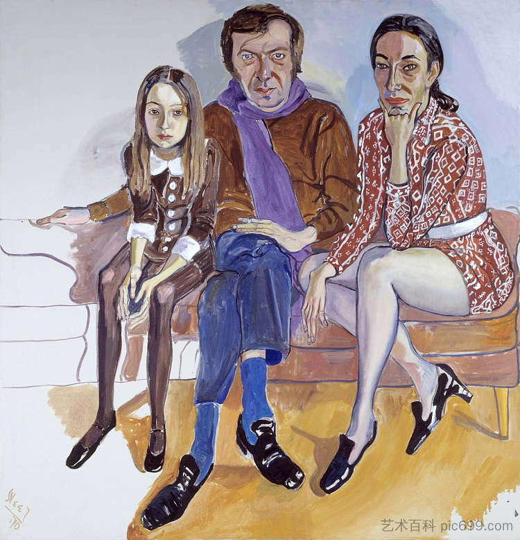 The Family (John Gruen, Jane Wilson and Julia) The Family (John Gruen, Jane Wilson and Julia) (1970),爱丽丝·尼尔