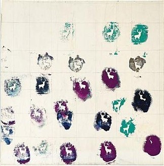 无题（高地山羊） Untitled (Stambecchi) (1981)，阿里吉耶罗·波提