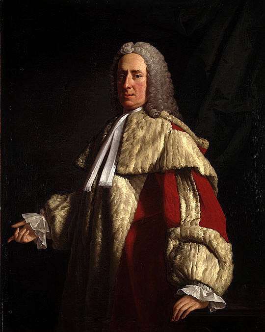 阿奇博尔德·坎贝尔的肖像，第三代阿盖尔公爵 Portrait of Archibald Campbell, 3rd Duke of Argyll (1744)，阿兰·雷姆赛