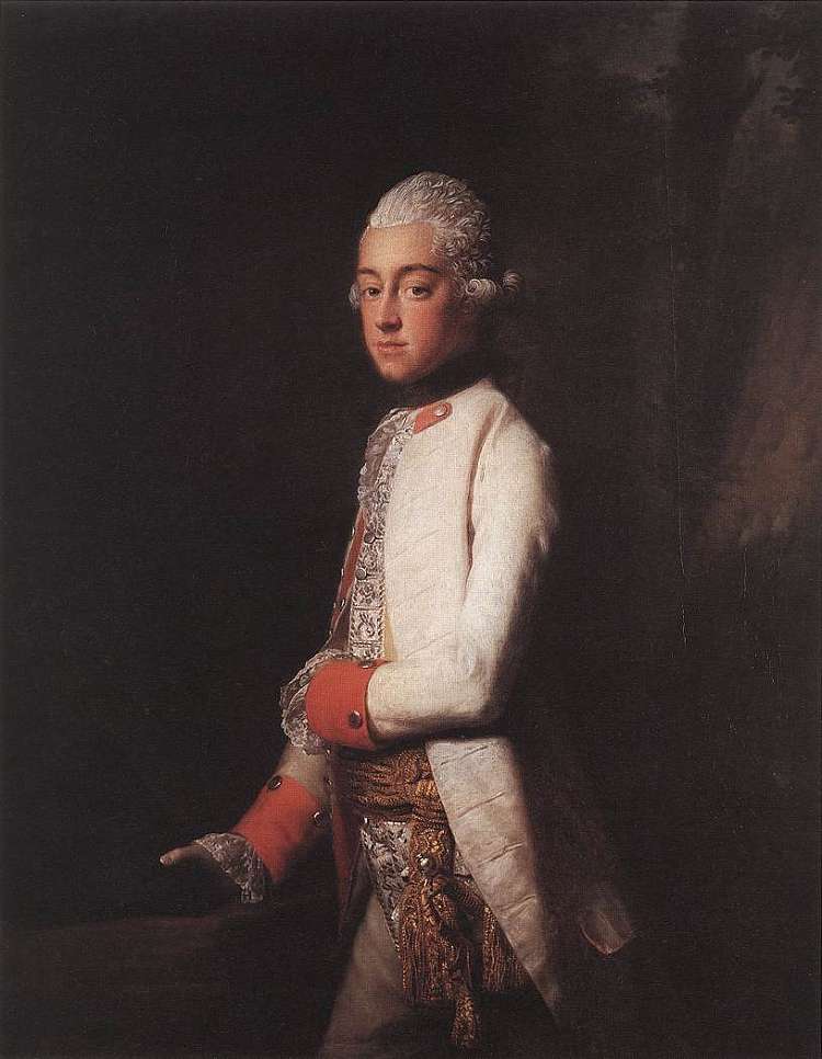 梅克伦堡施特雷利茨的乔治·奥古斯都王子 Prince George Augustus of Mecklenburg Strelitz (c.1769)，阿兰·雷姆赛