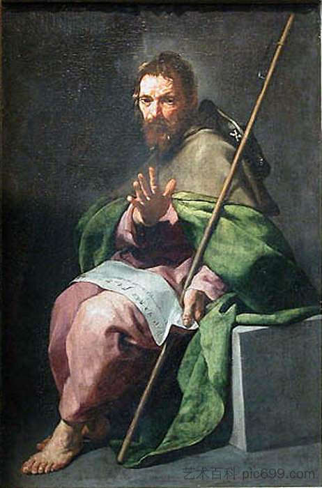 圣詹姆斯大帝 St. James the Greater (c.1635; Spain  )，阿隆佐·卡努