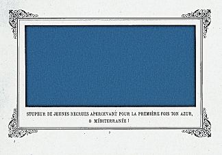 海军新兵的敬畏第一次看到你的蓝色，哦，地中海！ The Awe of Navy Recruits Seeing for the First Time Your Blue, O Mediterranean Sea! (1884)，阿方斯·阿莱