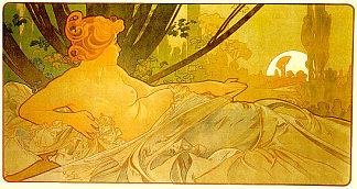 黎明 Dawn (1899)，阿尔丰斯·慕夏