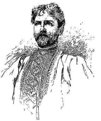 穆夏本身的肖像 Portrait of Mucha by itself (1897)，阿尔丰斯·慕夏