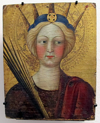 亚历山大的圣凯瑟琳 Santa Caterina D’Alessandria (1428)，埃武拉的阿尔瓦罗·皮雷斯