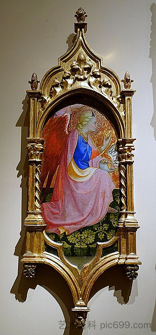 天使报喜 Angel of Annunciation (c.1420; Italy  )，埃武拉的阿尔瓦罗·皮雷斯