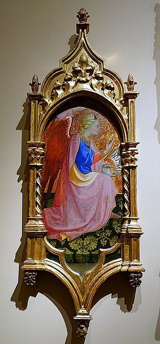 天使报喜 Angel of Annunciation (c.1420; Italy                     )，埃武拉的阿尔瓦罗·皮雷斯