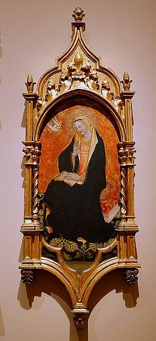 天使报喜圣母 Virgin of Annunciation (c.1420; Italy                     )，埃武拉的阿尔瓦罗·皮雷斯