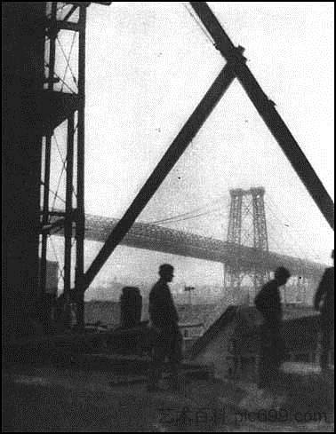 威廉斯堡大桥 Williamsburg Bridge (1909)，阿尔文·兰登·科伯尔尼