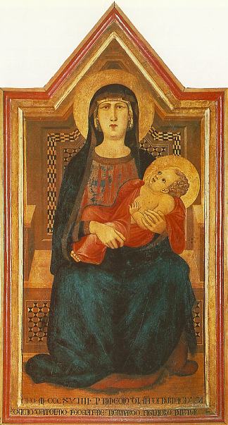 维科·拉巴特的麦当娜 Madonna of Vico L’Abate (1319)，安布罗吉奥·洛伦泽蒂