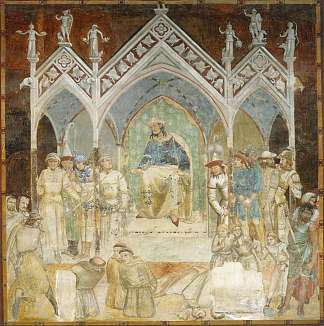 方济各会的殉难 Martyrdom of the Franciscans (1327)，安布罗吉奥·洛伦泽蒂