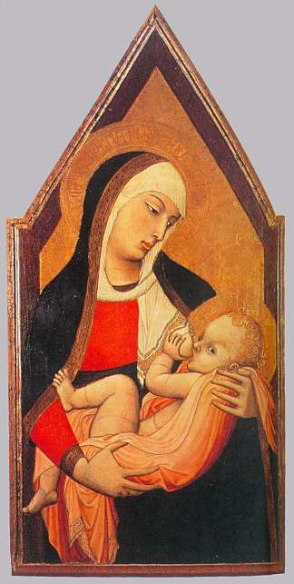 护理麦当娜 Nursing Madonna (1330)，安布罗吉奥·洛伦泽蒂
