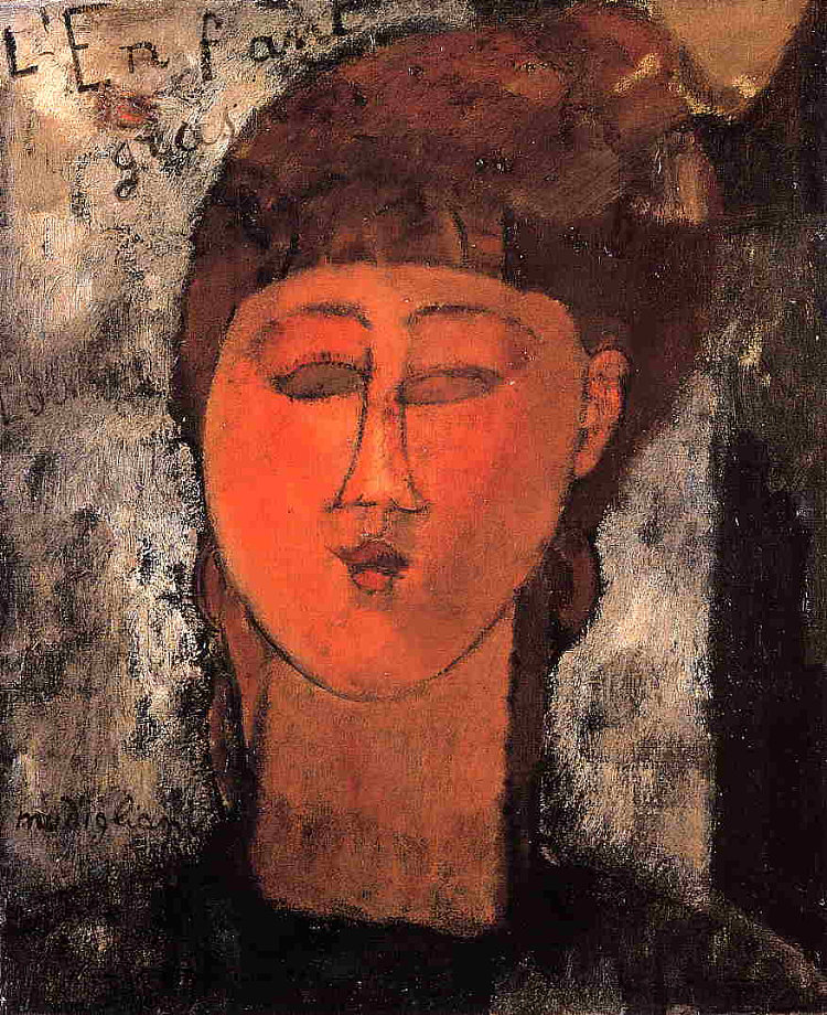 胖孩子 Fat Child (1915; Paris,France  )，阿梅代奥·莫迪利亚尼