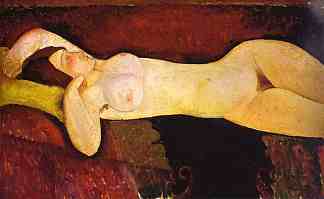 Le grand nu （The Great Nude） Le grand nu (The Great Nude) (1917; Paris,France                     )，阿梅代奥·莫迪利亚尼