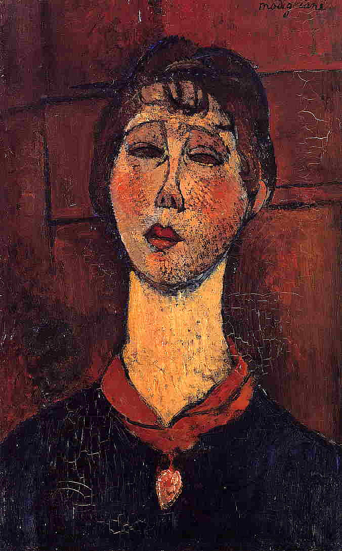 多里瓦尔夫人 Madame Dorival (1916; Paris,France ),阿梅代奥·莫迪利亚尼