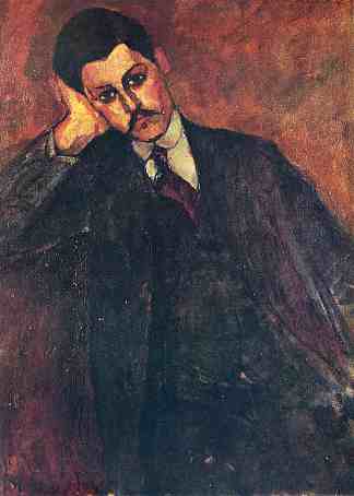让·亚历山大的肖像 Portrait of Jean Alexandre (1909; Paris,France                     )，阿梅代奥·莫迪利亚尼