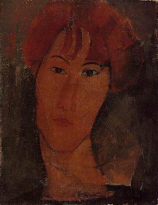 帕迪的肖像 Portrait of Pardy (c.1917; Paris,France                     )，阿梅代奥·莫迪利亚尼
