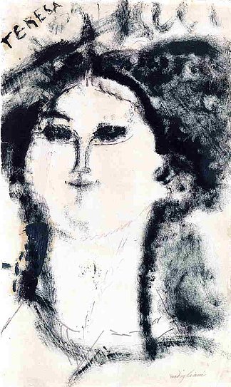 修女 Teresa (1915; Paris,France                     )，阿梅代奥·莫迪利亚尼