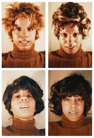 无题（面部美容变化） Untitled (Facial Cosmetic Variations) (1972)，安娜·门迪塔