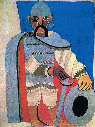 伊戈尔王子。A.鲍罗丁的歌剧《伊戈尔王子》的草图。 Prince Igor. A Sketch for the Opera ‘Prince Igor’ by A. Borodin. (1929)，阿纳托尔佩特里茨基