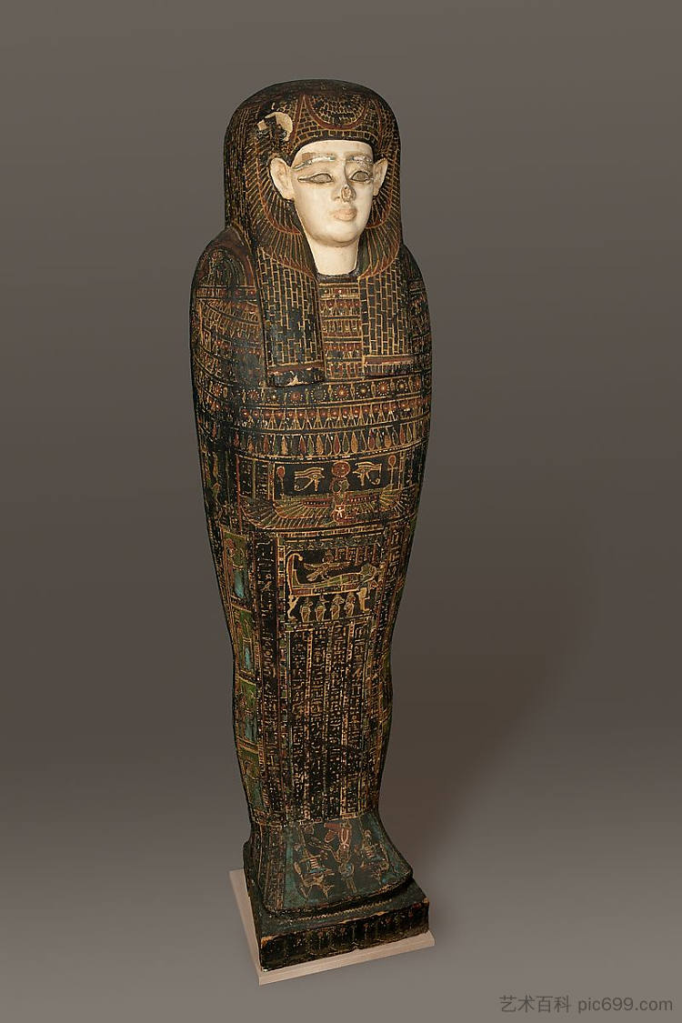 伊塞特维雷特的棺材 Coffin of Isetweret (c.400 - c.250 BC),古埃及