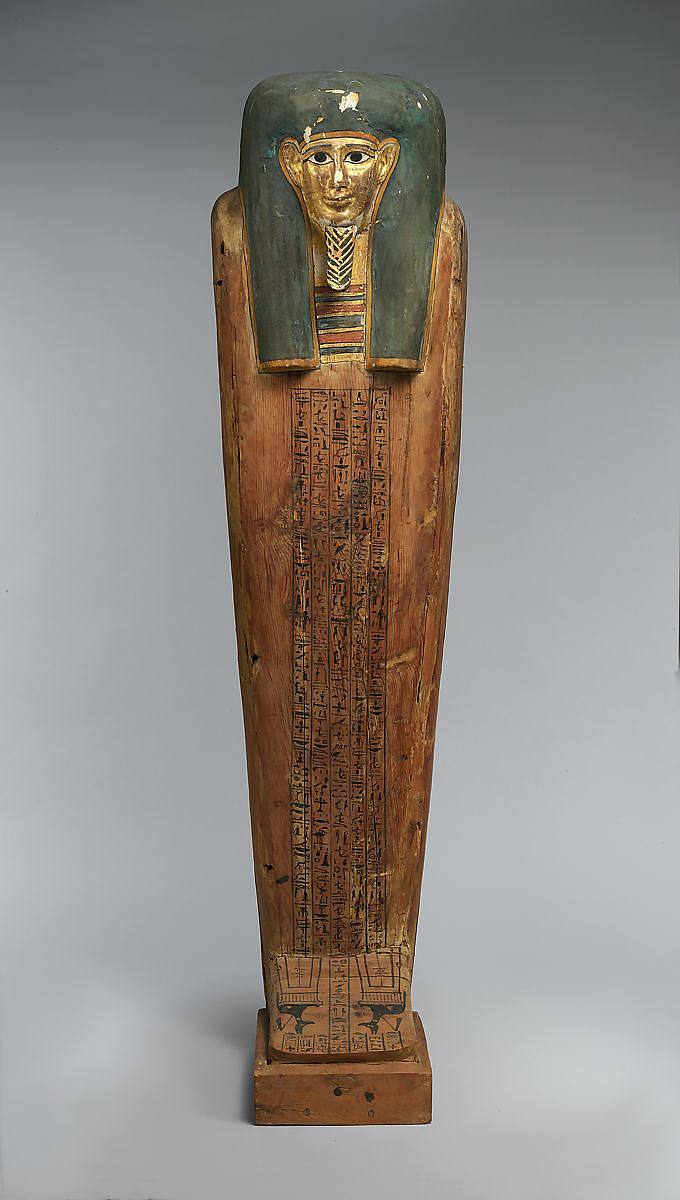 奈斯明棺材 Coffin of Nesmin (c.200 - c.30 BC)，古埃及