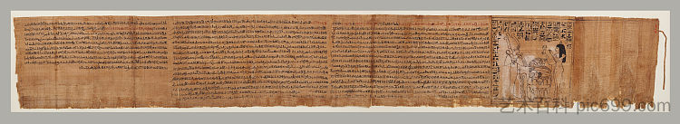 亨内塔维（C）的死者之书 Henettawy (C)'s Book of the Dead (c.990 - c.970 BC)，古埃及