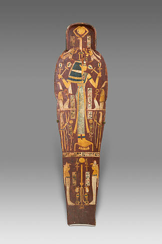 Henettawy的木乃伊委员会，可能是阿蒙斯门德斯大祭司的姐妹妻子 Mummy Board of Henettawy, Probable Sister Wife of High Priest of Amun Smendes (c.990 – c.970 BC)，古埃及