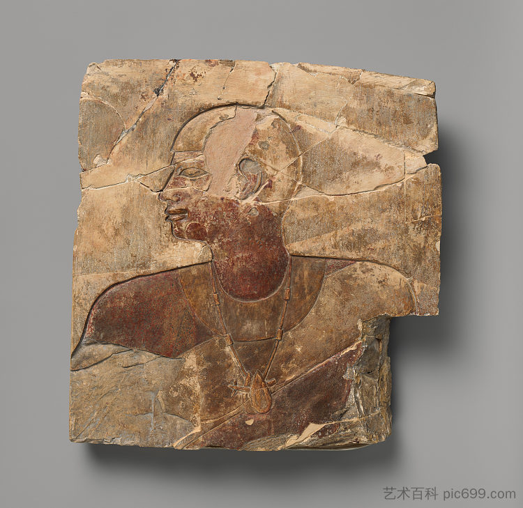 佩塔更诺菲斯的救济 Relief Attributed to Petamenophis (c.710 - c.640 BC)，古埃及