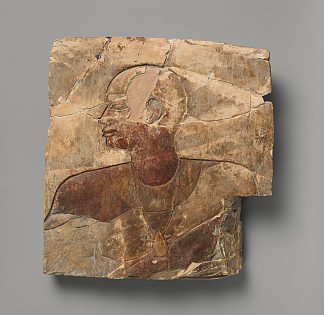 佩塔更诺菲斯的救济 Relief Attributed to Petamenophis (c.710 – c.640 BC)，古埃及