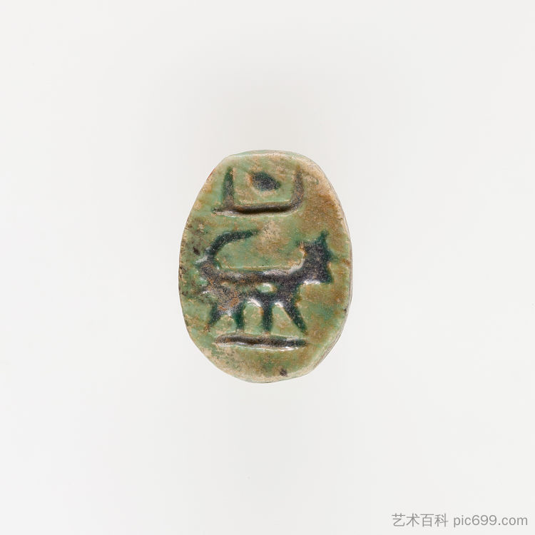 圣甲虫 Scarab (c.1550 - c.1295 BC)，古埃及