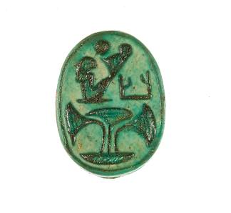 刻有马特卡雷名字的圣甲虫 Scarab Inscribed with the Name Maatkare (c.1479 – c.1458 BC)，古埃及