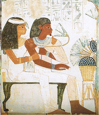 夜与陶伊 Nacht Und Taui (c.1390 BC)，古埃及