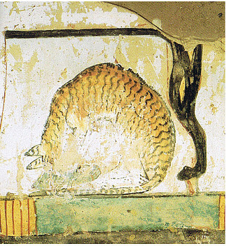 猫坐在夜下 Katze Unter Nachts Sitz (c.1390 BC)，古埃及