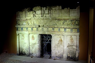 审判之墓，雷夫卡迪亚 Tomb of Judgement, Lefkadia (c.200 BC)，古希腊绘画和雕塑