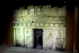 审判之墓，雷夫卡迪亚 Tomb of Judgement, Lefkadia (c.200 BC)，古希腊绘画和雕塑