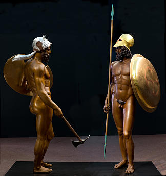 里亚斯勇士的重建 Reconstructions of the Riace Warriors (c.460 BC)，古希腊绘画和雕塑
