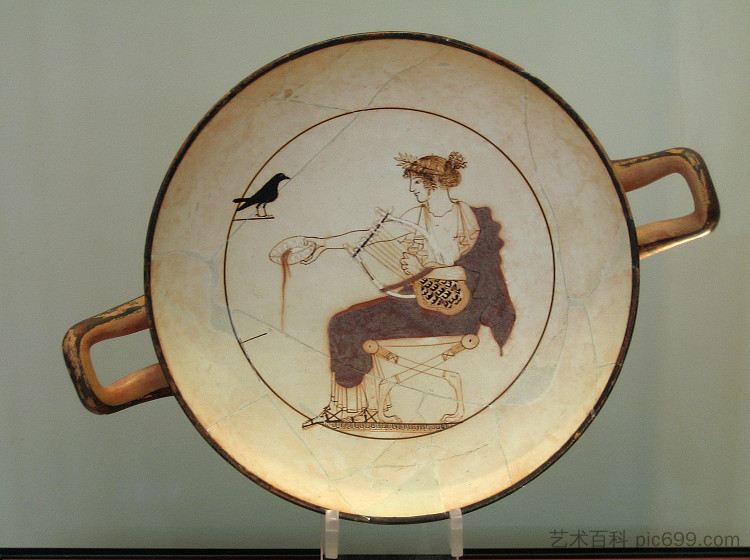 阿波罗的西利克斯 Cylix of Apollo (c.470 BC),古希腊陶器