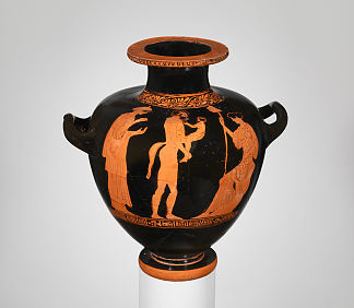 兵马俑九头蛇 – 卡尔皮斯（水罐） Terracotta Hydria – Kalpis (water Jar) (c.450 BC)，古希腊陶器