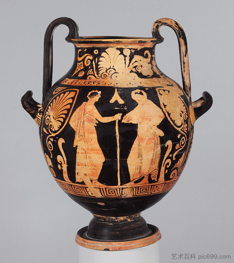 兵马俑聂斯托里斯(两个手柄罐) Terracotta Nestoris (two Handled Jar) (c.350 BC),古希腊陶器