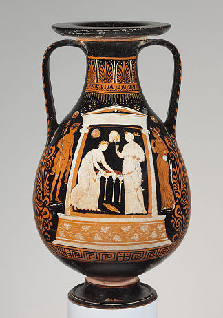 陶土贱豆（罐） Terracotta Pelike (jar) (c.310 BC)，古希腊陶器