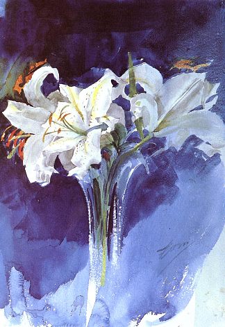 白百合 White Lilies，安德斯·左恩