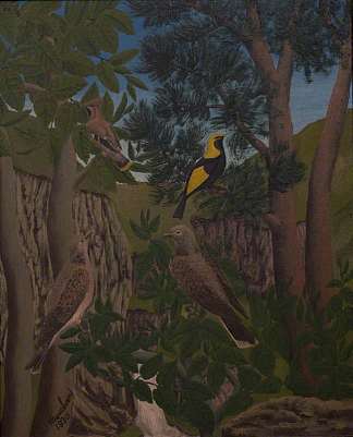 峡谷中的鸟儿 Birds in a Gorge (1916)，安德烈·博尚