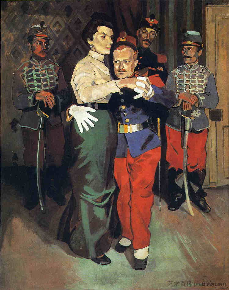 苏雷斯内斯的士兵之球 Ball of soldiers in Suresnes (1903),安德烈·德朗