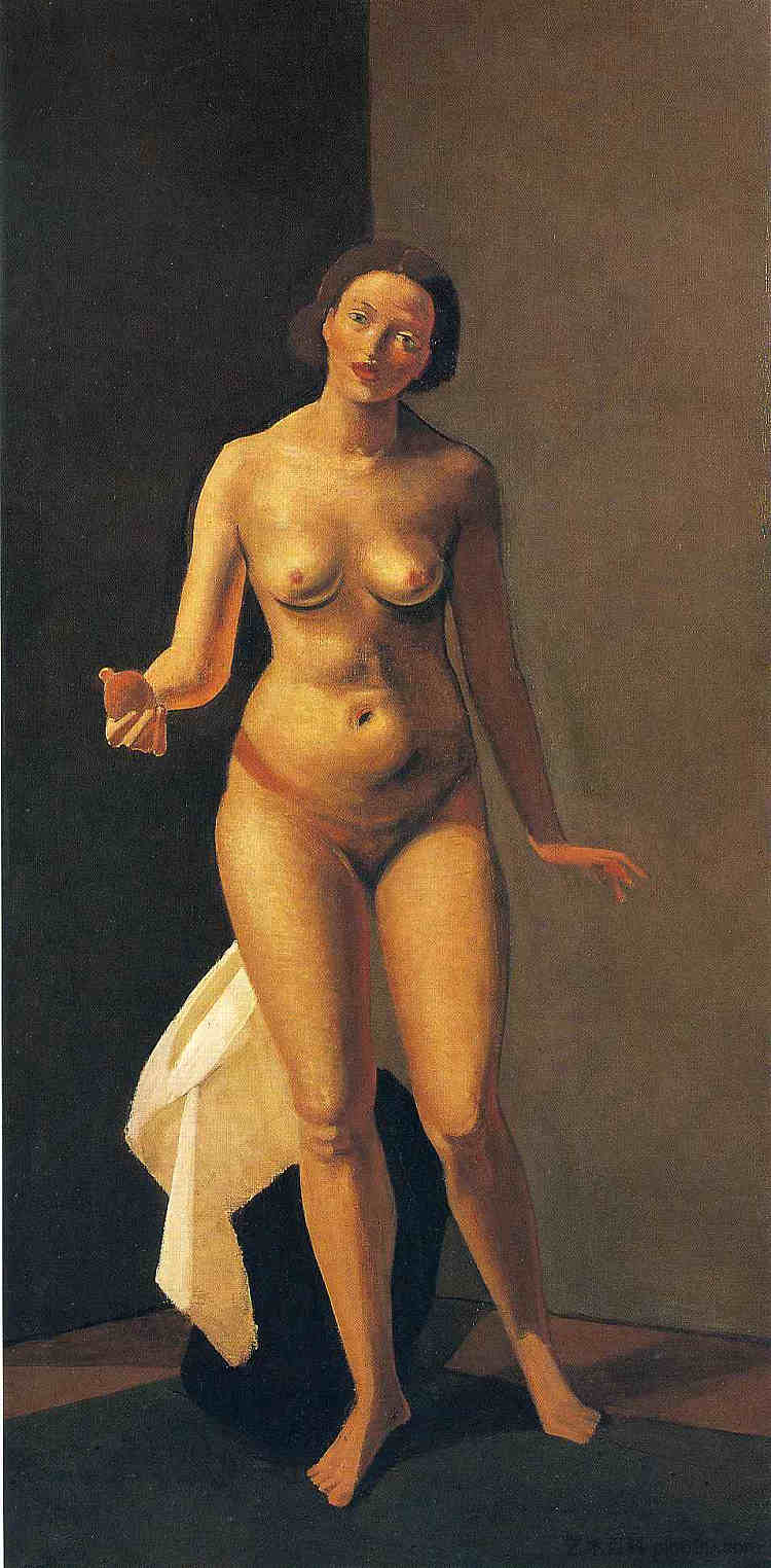 女性裸体拿着苹果 Female nude holding apple (1941)，安德烈·德朗