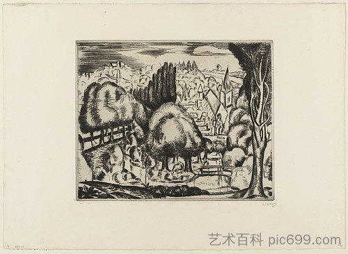 景观 Landscape (1907)，安德烈·德朗