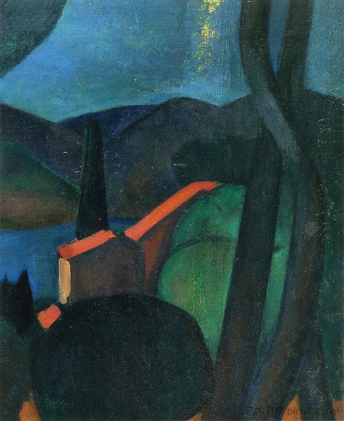 马蒂格斯景观 Martigues Landscape (1908)，安德烈·德朗