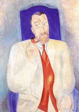 一个男人的肖像 Portrait of a man (1915)，安德烈·德朗