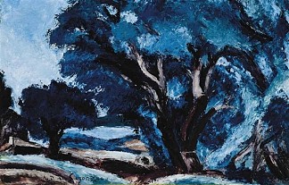 蓝色风景 Paysage bleu，安德烈·都那叶·德·斯贡札克